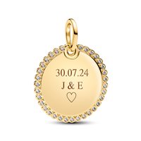 Pendente Pandora Donna Engravable in Lega metallica Cubic Zirconia 364007C01 - 364007C01